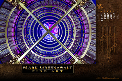 2024 calendar of arizona scenic photography for Mark Greenawalt Fine Art promotion